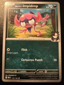 Marnie's Impidimp 134/182 Common Scarlet & Violet: Destined Rivals Pokemon TCG - Image 1