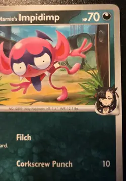 Marnie's Impidimp 134/182 Common Scarlet & Violet: Destined Rivals Pokemon TCG - Image 3