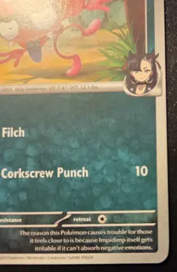 Marnie's Impidimp 134/182 Common Scarlet & Violet: Destined Rivals Pokemon TCG - Image 5