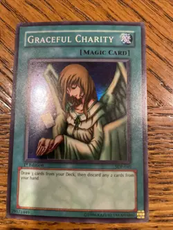 Yu-Gi-Oh - Graceful Charity - 1st Edition- Super Rare / Holo - SDP-040 LP YuGiOh - Image 2