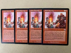 MTG 4x Book Burning # 80 Judgment Pauper Legacy Magic the Gathering x4 NM - Image 1