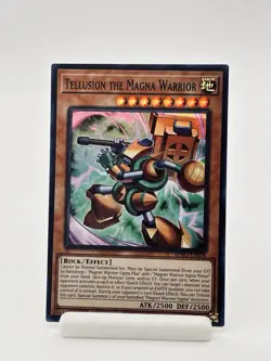 Yu-Gi-Oh! Tellusion The Magna Warrior BPRO-EN004 Super Rare 1st Ed. - Image 1