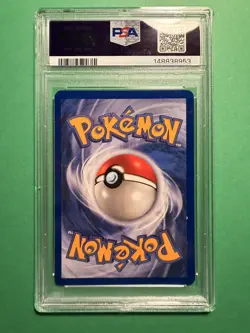 1999 POKEMON BASE SET UNLIMITED #1 ALAKAZAM-HOLO PSA 8 - Image 2