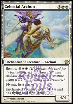 Celestial Archon 2x FOIL THS MTG Theros Rare MINT white - Image 1