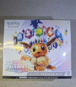 Pokemon TCG Prismatic Evolutions ETB Elite Trainer Box Sealed #1 - Image 1