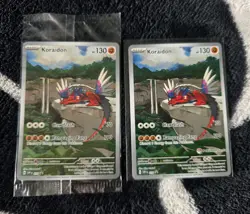 Pokemon Koraidon 014 Pokemon Center Stamp Promo & non stamped - Image 1