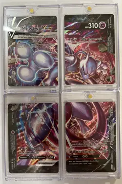 Pokemon TCG Mewtwo V-UNION [Set of 4] SWSH: Sword & Shield Promo Cards Holo - Image 2