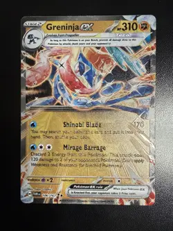 Greninja ex 106/167 Metal Promo (GameStop Exclusive) Pokemon Card - Image 1