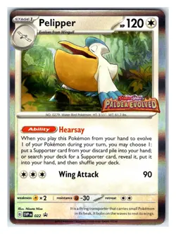 Pokemon TCG - Pelipper - (Prerelease) - SV: Scarlet & Violet Promo Cards 022 Pr - Image 1