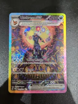 Pokemon TCG Umbreon EX Prismatic Evolutions Card 161/131 SIR Ungraded Near Mint - Image 5