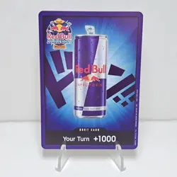 One Piece Red Bull DON 1k Normal Blue Single Card Promo Foil Tournament Event - Image 1