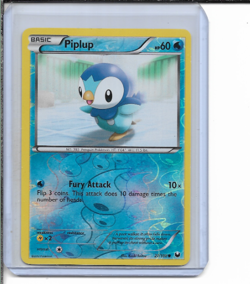 Pokemon Dark Explorers Piplup Reverse Holo #27 Excellent Condition - Image 1