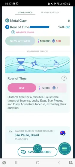 Pokemon Go Shiny Dialga ( Roar of Time ) - Image 2