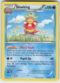 Slowking Holo Rare XY - BREAKpoint 21/122 Pokemon - Image 1