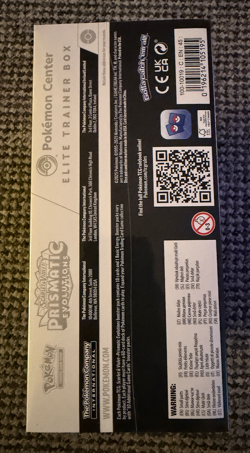 Pokemon Prismatic Evolutions Pokemon Center ETB - New & Sealed - Image 4