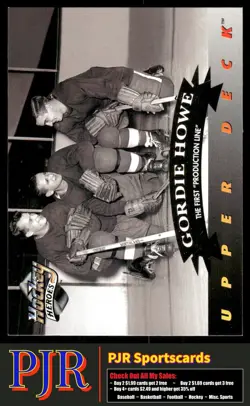 Gordie Howe 1992-93 Upper Deck #21 Detroit Red Wings Hockey Heroes: Gordie Howe - Image 1