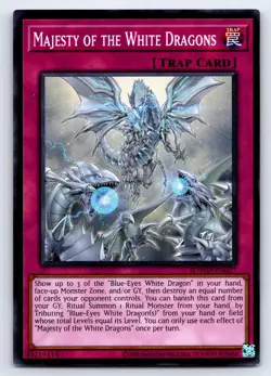 Majesty of the White Dragons Super Rare Structure Deck: Blue-Eyes White Destiny - Image 1