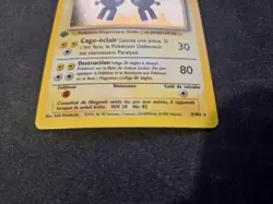 Magneton 9/102 French Base Set Holo Pokemon Card Rare Lightly Played 1st Edition - Image 4