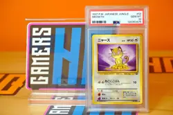 1997 POKEMON JPN JUNGLE #52 MEOWTH PSA 10 - Image 1