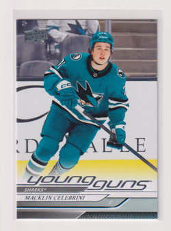 2024-25 Upper Deck Macklin Celebrini Young Guns RC Rookie - Image 1