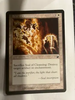 Seal of Cleansing - Nemesis - Magic the Gathering MTG Nice! - Image 1
