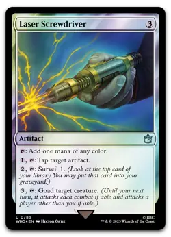 Laser Screwdriver (Surge Foil) #783 (NM) Doctor Who WHO Magic MTG - Image 1