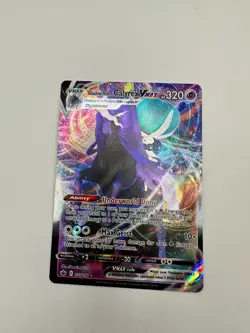 Pokemon Karte TCG Calyrex VMAX 075/198 Chilling Reign Holo Rare EnglischNM - Image 2