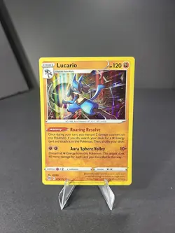 Lucario 079/172 Brilliant Stars Holo Rare 2022 Pokemon TCG VLP/NM - Image 1