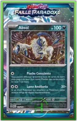 Absol Reverse - EV4:Faille Paradoxe - 113/182 - Carte Pokemon FR Neuve - Image 1