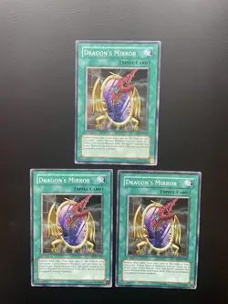 Yugioh Dragon's Mirror CRV-EN040 Common 1st Edition LP/MP X3 - Image 1