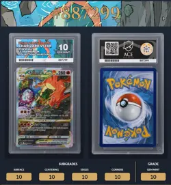 Pokemon TCG: Charizard VSTAR Promo - SWSH262 - Ultra Premium Collection - ACE 10 - Image 5