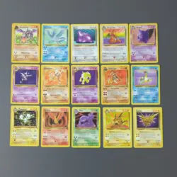 Pokemon Fossil Complete Set Of Non Holo Rares 16-30 - Image 1