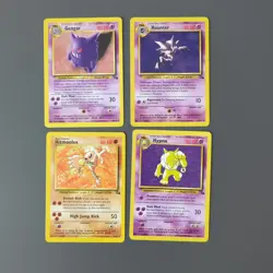 Pokemon Fossil Complete Set Of Non Holo Rares 16-30 - Image 4