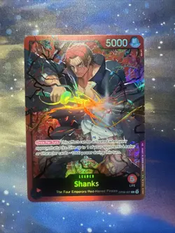 OP09-001 Shanks : Leader English One Piece TCG Card : ST23: Starter Deck - RED S - Image 1