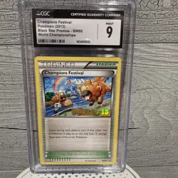 4 card Pokemon Slab Lot - Serena, Champions Festival, Lure, Choy - Image 3