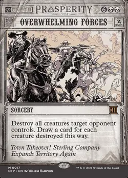 Overwhelming Forces - #17 - Breaking News - NM MTG - Image 1