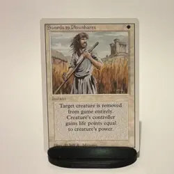 Magic: The Gathering Swords to Plowshares White Instant Regular Card - Image 1