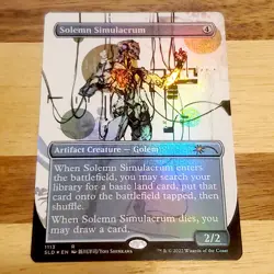 1x Solemn Simulacrum, Secret Lair - Foil - 1113, Shinkawa Magic MTG NM / LP - Image 1