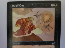 Snuff Out Mercadian Masques MTG 1999 Instant Black Magic the Gathering NM/LP - Image 3