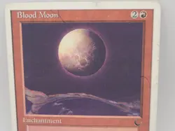 MTG Blood Moon Chronicles HP 1995 Vintage Red Enchantment Magic the Gathering - Image 2