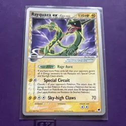Pokemon TCG Rayquaza ex (Delta Species) 97/101 2007 World Championship mint - Image 1