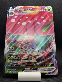 Pokemon Venusaur VMAX #SWSH102 Jumbo Black Star Promo Sword & Shield - Image 1