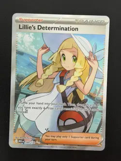 Pokemon TCG Lillie’s Determination Full Art Trainer 169/132 Mint Condition Rare - Image 1