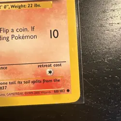 Pokemon TCG Vulpix Base Set 68/102 Regular - Image 4