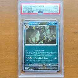 The Pokemon Company 2025 Umbreon 059 Sv: Prismatic Evolutions Master Ball Rever… - Image 1