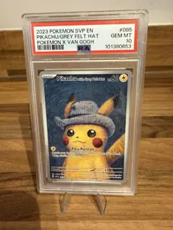 PSA 10 - Pikachu with Grey Felt Hat #85 - Van Gogh Promo 2023 - Pokemon TCG - Image 1