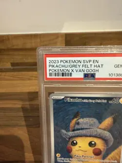 PSA 10 - Pikachu with Grey Felt Hat #85 - Van Gogh Promo 2023 - Pokemon TCG - Image 2