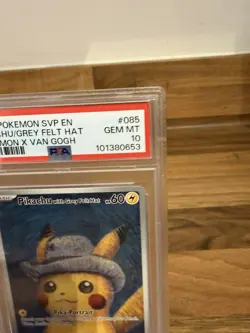PSA 10 - Pikachu with Grey Felt Hat #85 - Van Gogh Promo 2023 - Pokemon TCG - Image 3