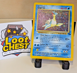 Lapras Fossil 10/62 Pokemon TCG - EX/MT - Image 1