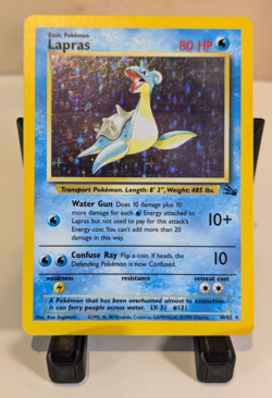 Lapras Fossil 10/62 Pokemon TCG - EX/MT - Image 2